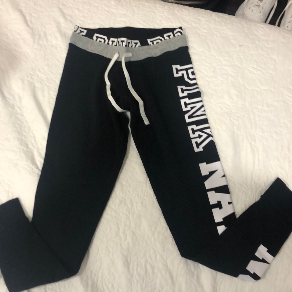 Pink (the brand) leggings.